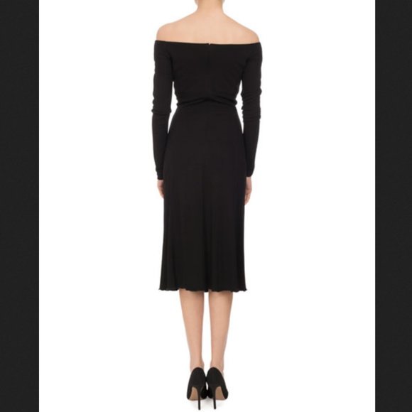 NWT AucAltuzarra Imogene Ruched Off-the-Shoulder Midi Dress